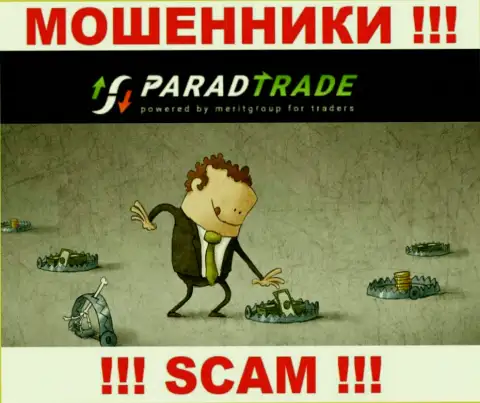 Рискованно сотрудничать с internet мошенниками Paradfintrades LLC, украдут все без остатка, что перечислите