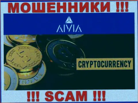 Aivia Io, промышляя в области - Криптоторговля, грабят своих наивных клиентов