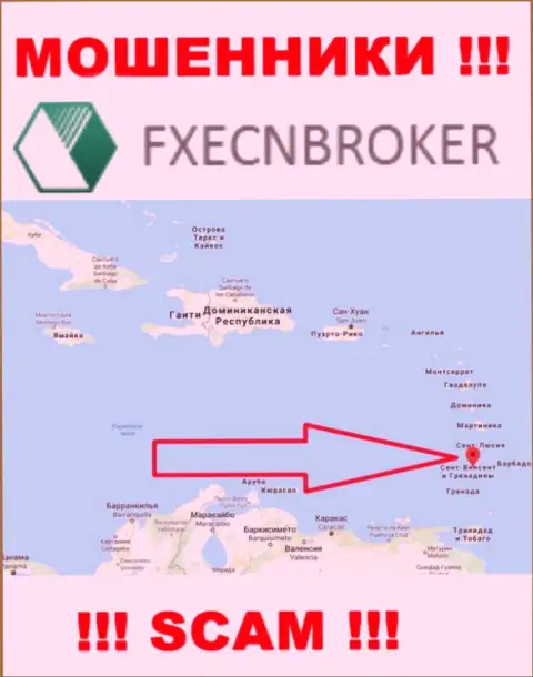 ФХЕСНБрокер - это МОШЕННИКИ, которые юридически зарегистрированы на территории - Сент-Винсент и Гренадины