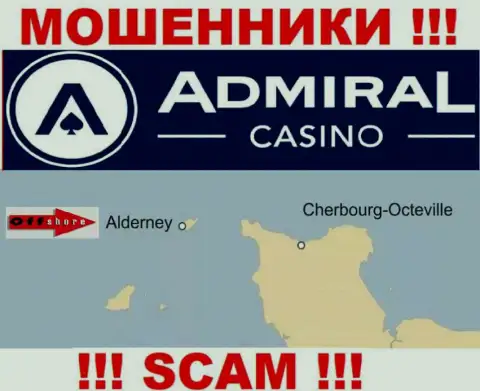 Так как AdmiralCasino Com зарегистрированы на территории Alderney, слитые денежные вложения от них не забрать