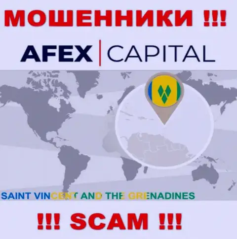 Афекс Капитал специально скрываются в оффшоре на территории Сент-Винсент и Гренадины, internet мошенники