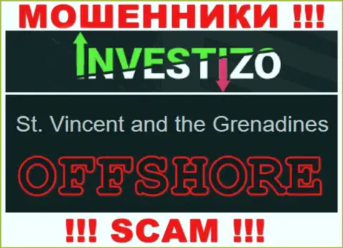 Т.к. Инвестицо имеют регистрацию на территории St. Vincent and the Grenadines, присвоенные депозиты от них не вернуть