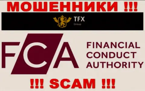 TFX Group имеют лицензионный документ от офшорного дырявого регулятора - Financial Conduct Authority