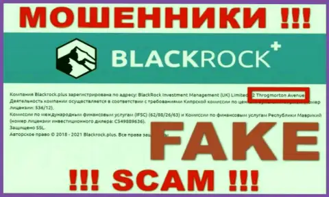 Правдивое местонахождение BlackRock Plus Вы не сумеете найти ни в internet сети, ни на их сайте
