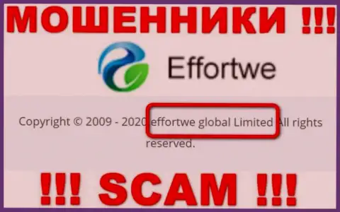 На сайте Effortwe365 говорится, что Effortwe Global Limited - это их юридическое лицо, однако это не значит, что они добропорядочны