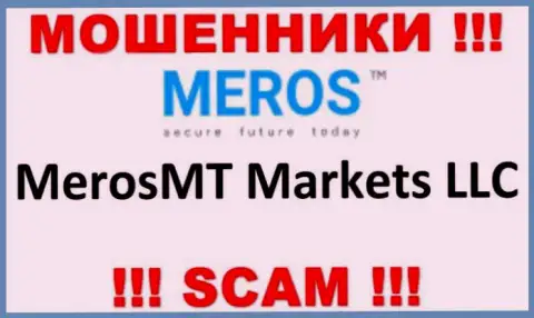 Организация, которая владеет разводилами MerosMT Markets LLC - это MerosMT Markets LLC