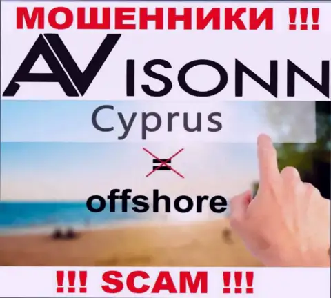 Avisonn специально находятся в офшоре на территории Cyprus - это МАХИНАТОРЫ !!!