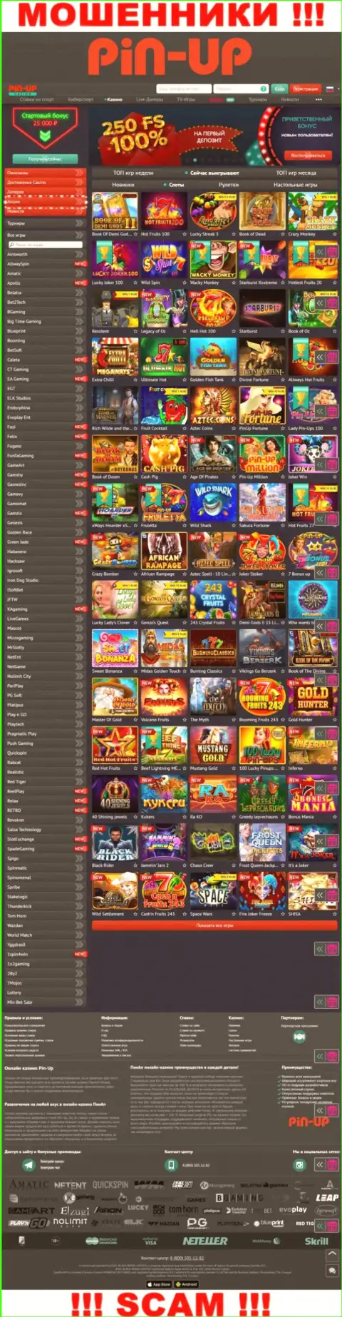 Pin-Up Casino - это официальный web-портал internet-мошенников Pin Up Casino