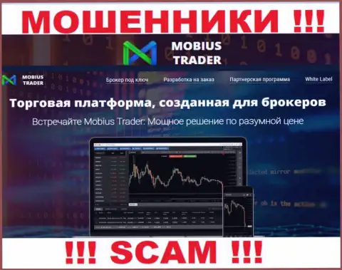 Весьма опасно верить Mobius-Trader, оказывающим свои услуги в сфере FOREX