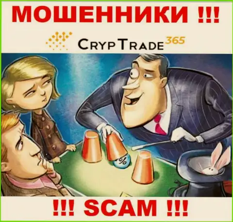 CrypTrade 365 - ЛОХОТРОН !!! Заманивают доверчивых клиентов, а после этого воруют все их вложенные средства