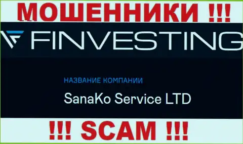 На официальном web-ресурсе Finvestings Com отмечено, что юридическое лицо конторы - SanaKo Service Ltd