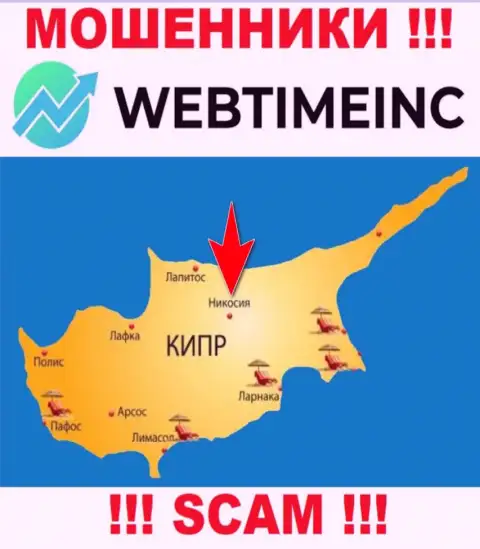 Организация WebTime Inc - это мошенники, отсиживаются на территории Nicosia, Cyprus, а это оффшорная зона