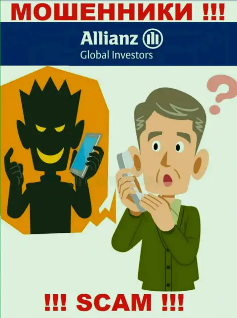 Относитесь с осторожностью к телефонному звонку от компании Allianz Global Investors - Вас хотят обокрасть