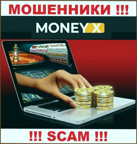 Online-казино - это направление деятельности кидал MoneyX