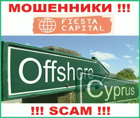 Оффшорные internet мошенники FiestaCapital Org скрываются здесь - Cyprus