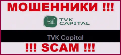 TVK Capital - это юридическое лицо обманщиков ТВК Капитал