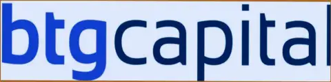 Логотип брокерской организации BTG-Capital Com