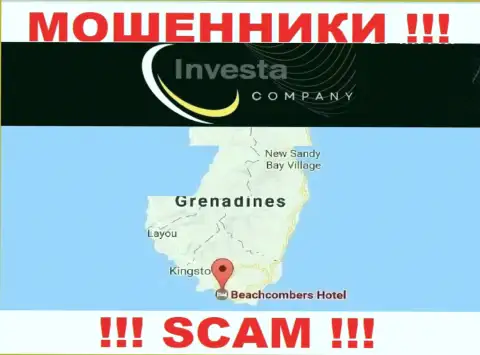 С internet-разводилой Инвеста Лимитед крайне опасно взаимодействовать, они расположены в офшорной зоне: St. Vincent and the Grenadines