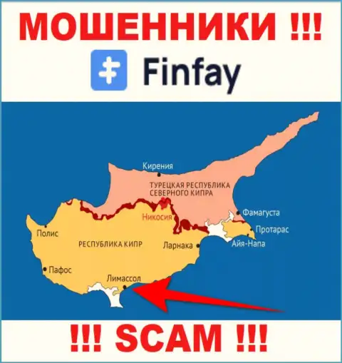 Базируясь в офшоре, на территории Cyprus, ФинФей ни за что не отвечая оставляют без денег клиентов
